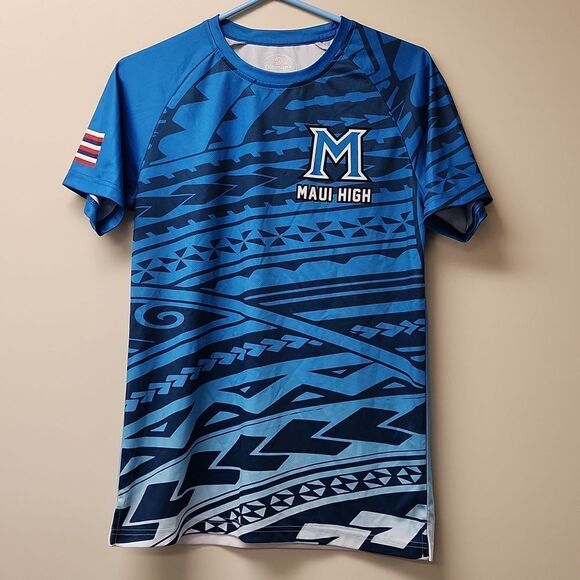 Maui High School Sabers Outrigger Paddling Shirt Hawaii XS - Picture 1 of 4